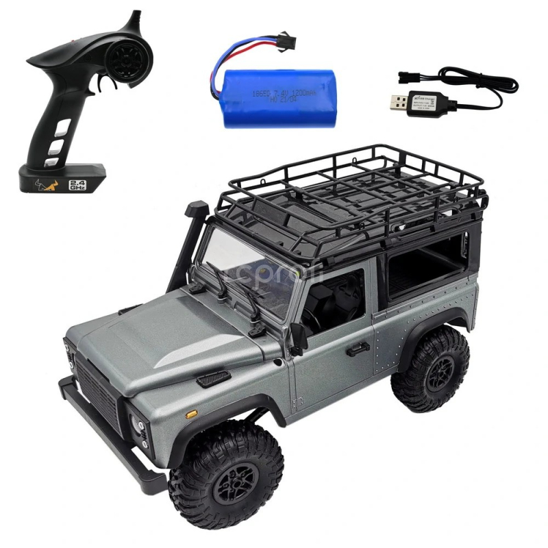 RC auto Land Rover Trail V2 1/12 RTR 4WD, stříbrná