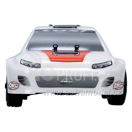 RC auto Losi Micro-Rally Car 1:24 4WD, bílý/červený