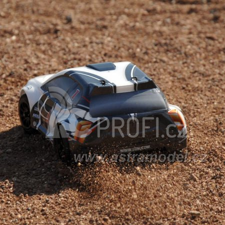 RC auto Losi Micro-Rally Car 1:24 4WD, bílý/červený