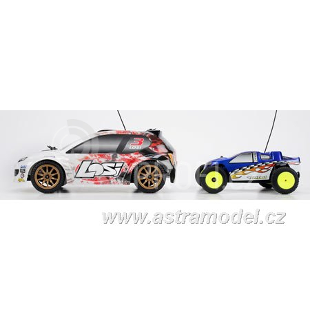 RC auto Losi Micro-Rally Car 1:24, oranžová/bílá