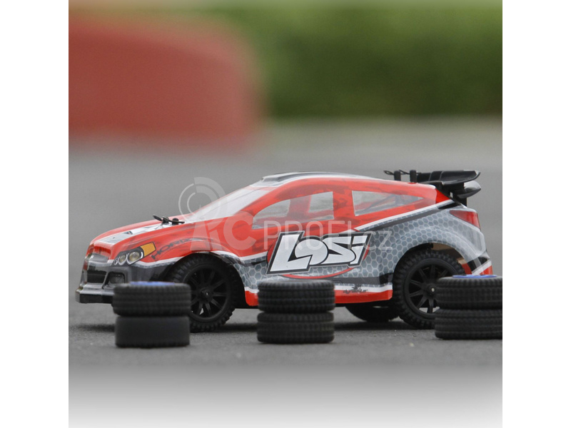 RC auto Losi Micro Rally-X 1:24, červená