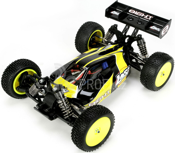 RC auto Losi Mini 8IGHT 1:14, černá
