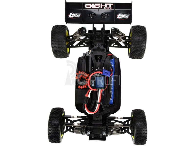 RC auto Losi Mini 8IGHT 1:14, černá