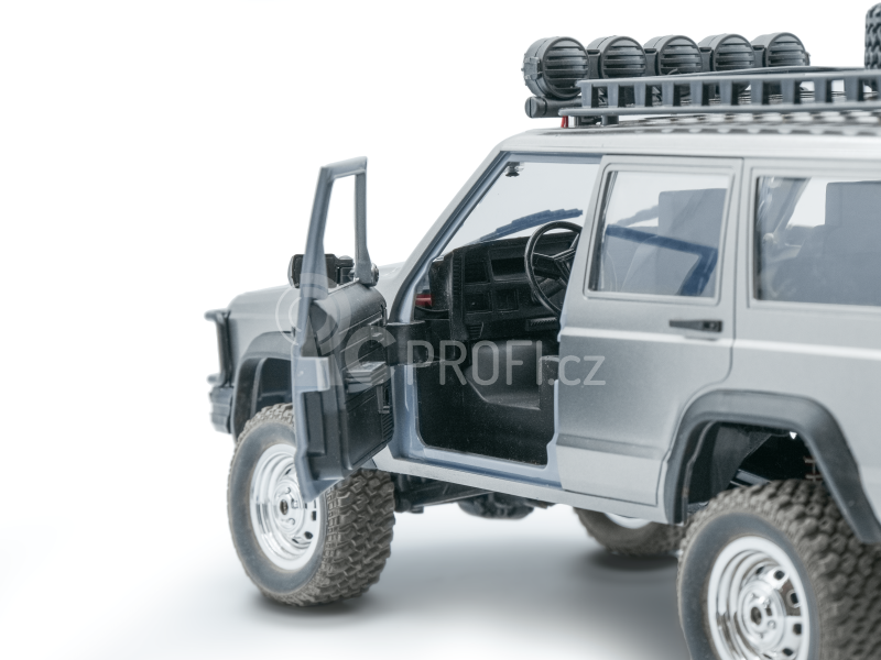 RC auto SUV Legend 4x4 1:12 4WD, stříbrná + náhradní baterie