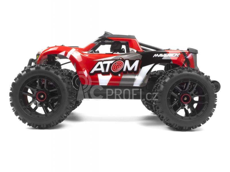 RC auto Maverick Atom 1/18 4WD Electric Truck, červená