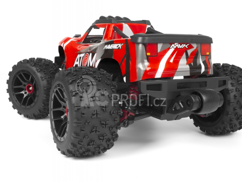 RC auto Maverick Atom 1/18 4WD Electric Truck, červená