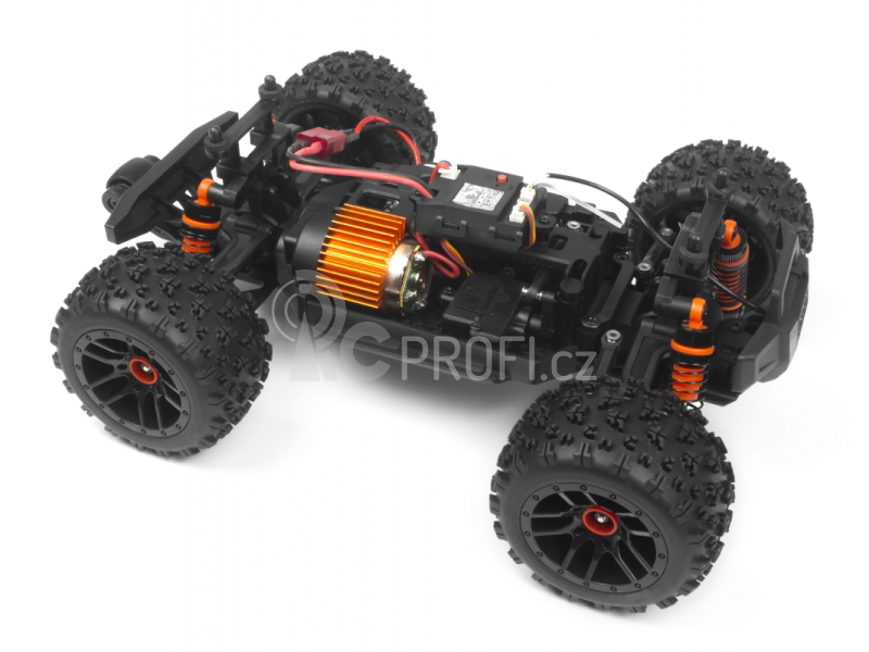 RC auto Maverick Atom 1/18 4WD Electric Truck, oranžová