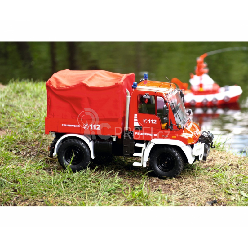 RC auto MB Unimog U300, hasiči