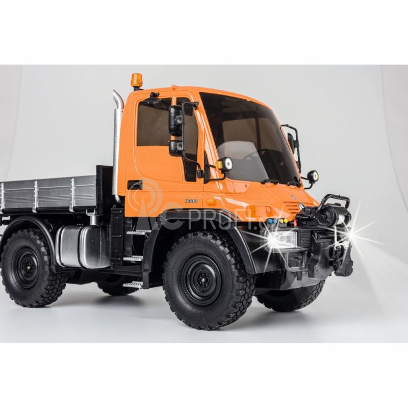 RC auto MB Unimog U300, oranžová