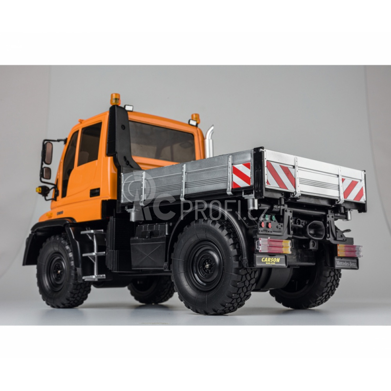 RC auto MB Unimog U300, oranžová