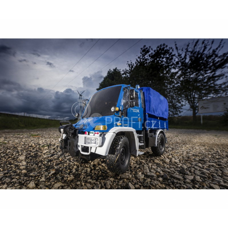 RC auto MB Unimog U300 THW