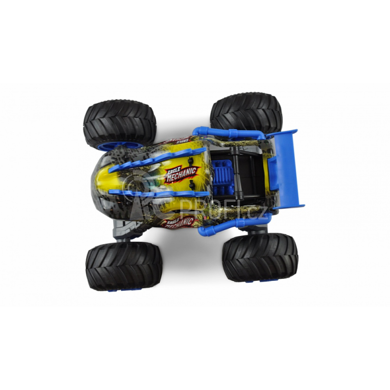 RC auto Mechanic Dinosaur Monstertruck, modrá
