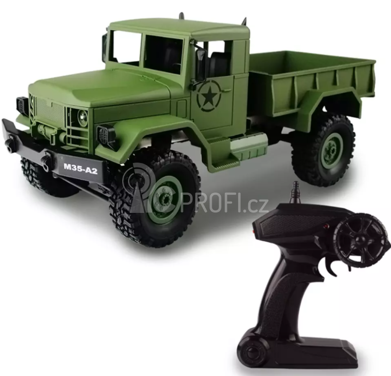 RC auto Military Truck, zelená