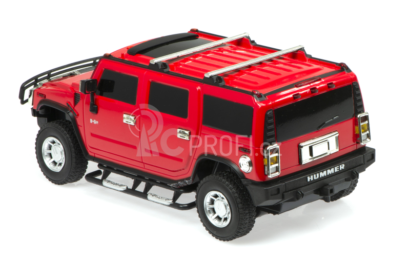 RC auto mini Hummer H2, červená