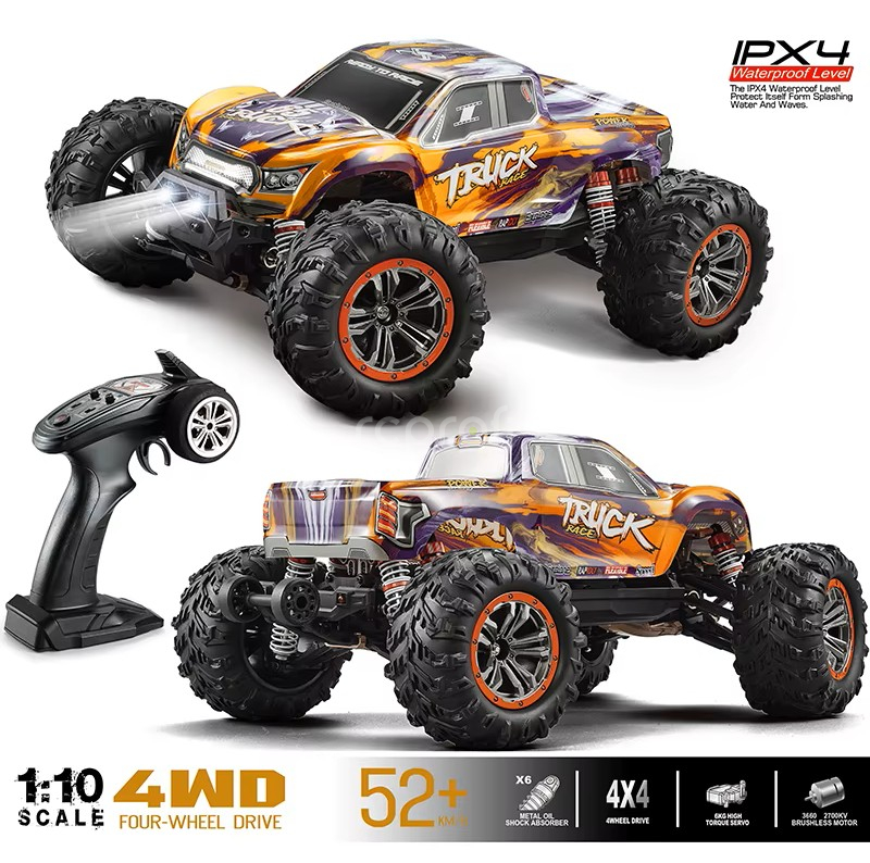 RC auto Monster Truck 65, oranžová