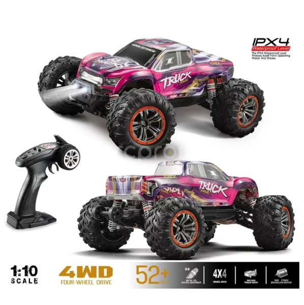 RC auto Monster Truck 65, růžová
