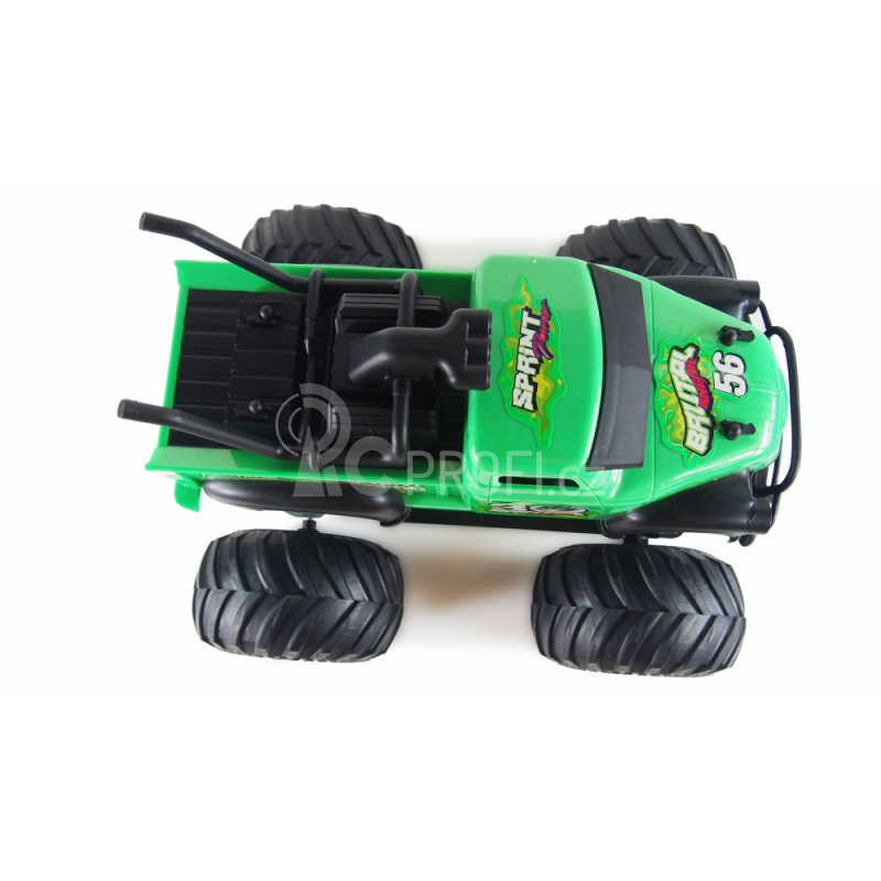 RC auto Monster Truck Crazy, zelená