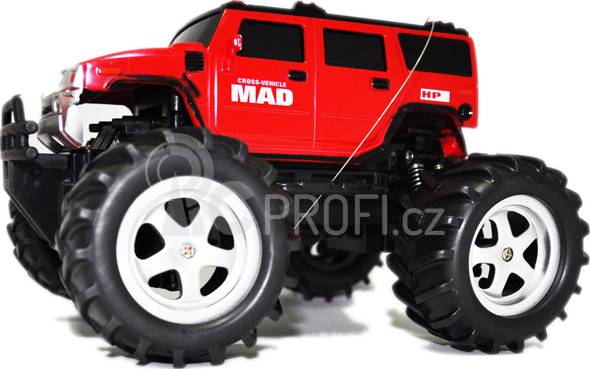 RC auto Monster Truck MAD, červená