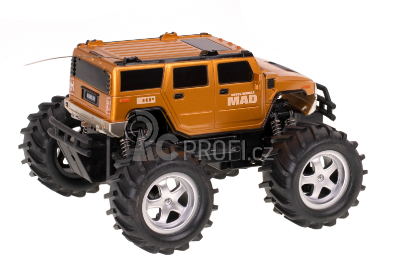 RC auto Monster Truck MAD, zlatá