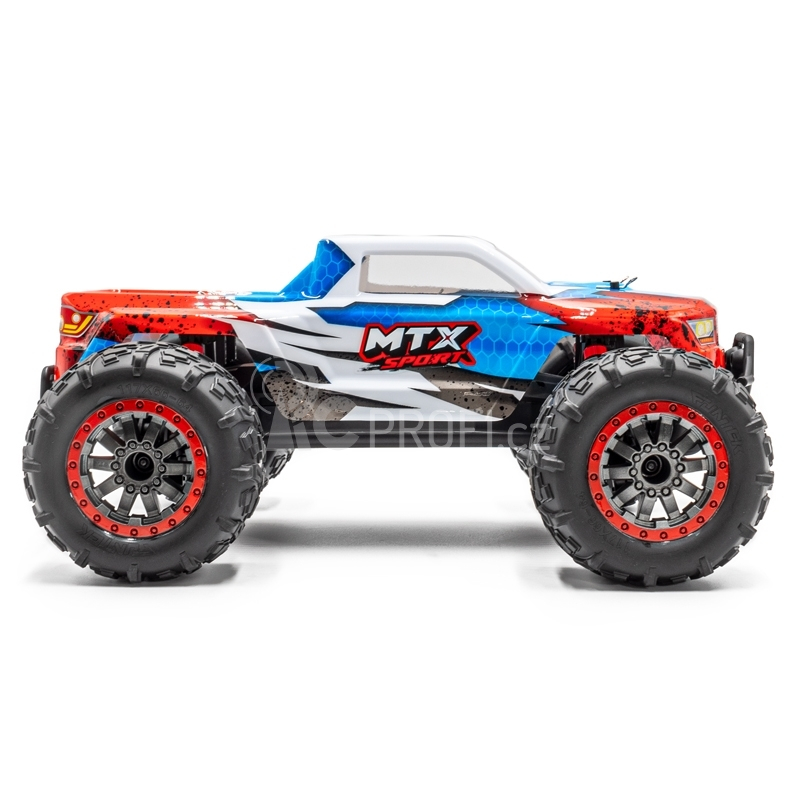 RC auto MTX elektro Offroad MT, červeno/modrá