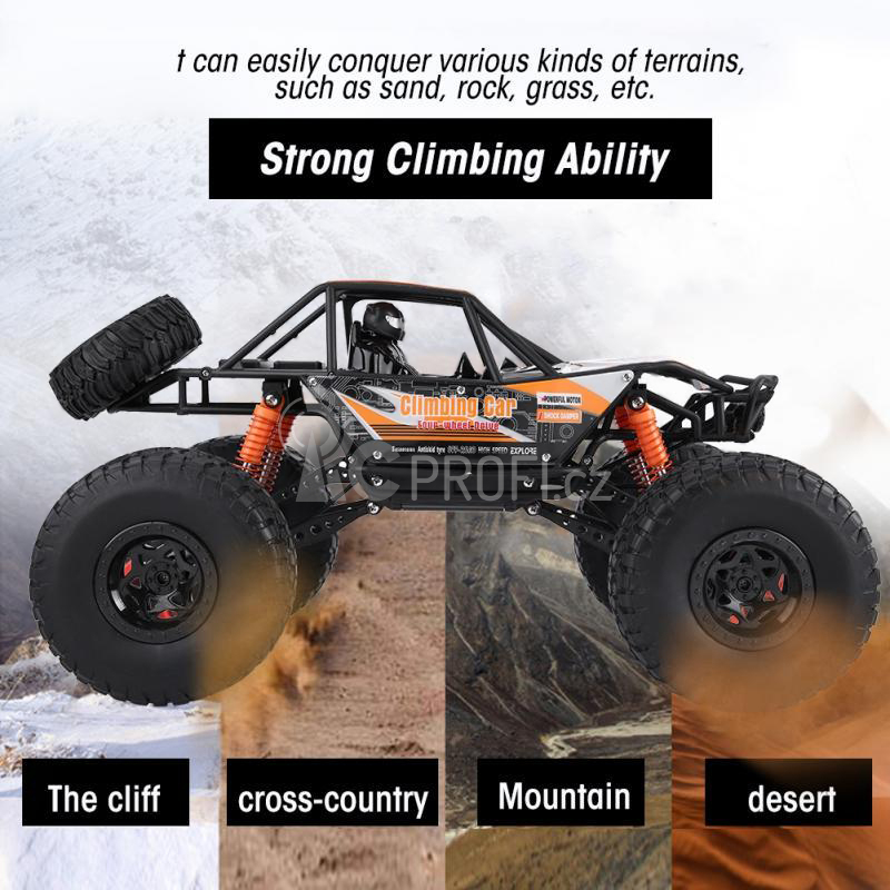 RC auto MZ-CLIMB XXL, oranžová