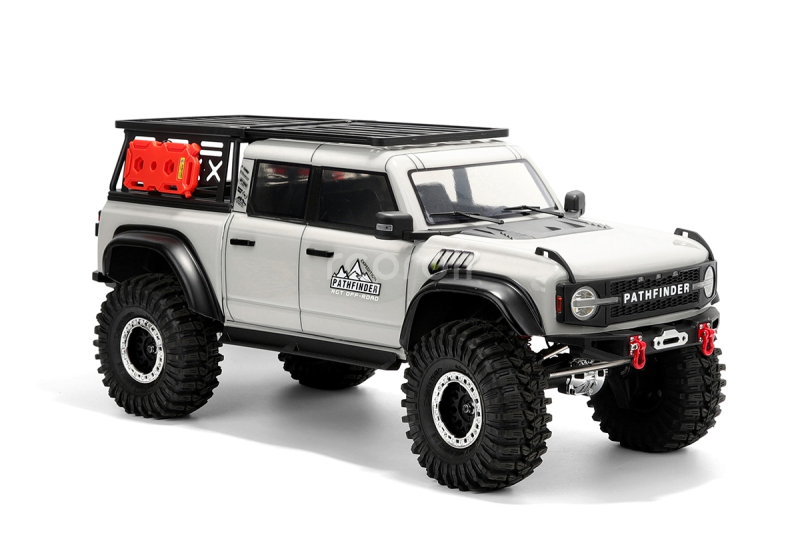 RC auto PATHFINDER 1/10 sada 2,4GHz, bílá