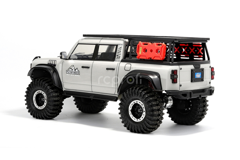 RC auto PATHFINDER 1/10 sada 2,4GHz, bílá