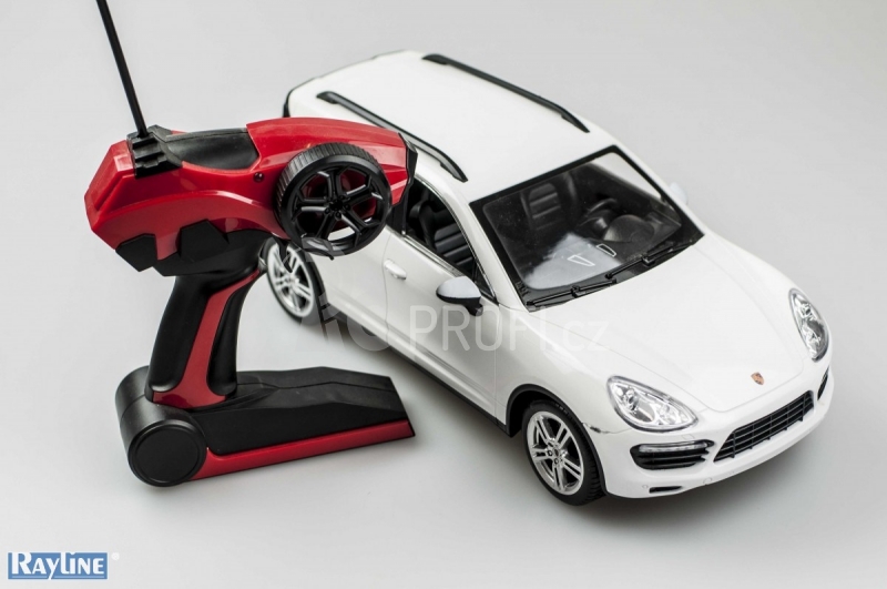 RC auto Porsche Cayenne, bílá
