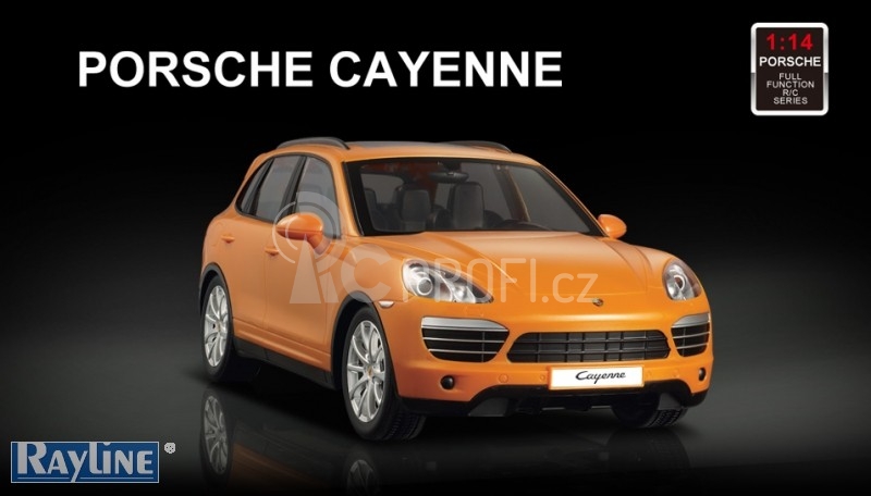 RC auto Porsche Cayenne, oranžová