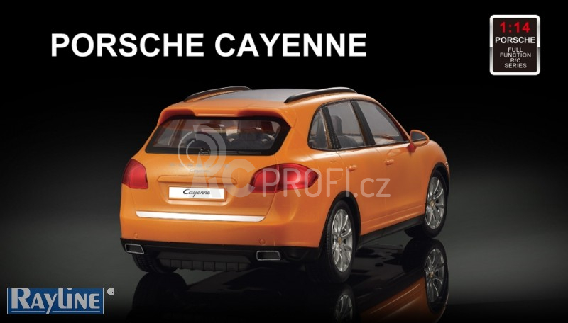 RC auto Porsche Cayenne, oranžová