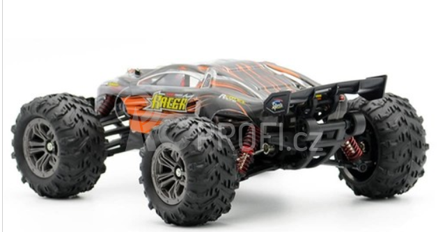 RC auto Q903C Spirit brushless, oranžová + náhradní baterie