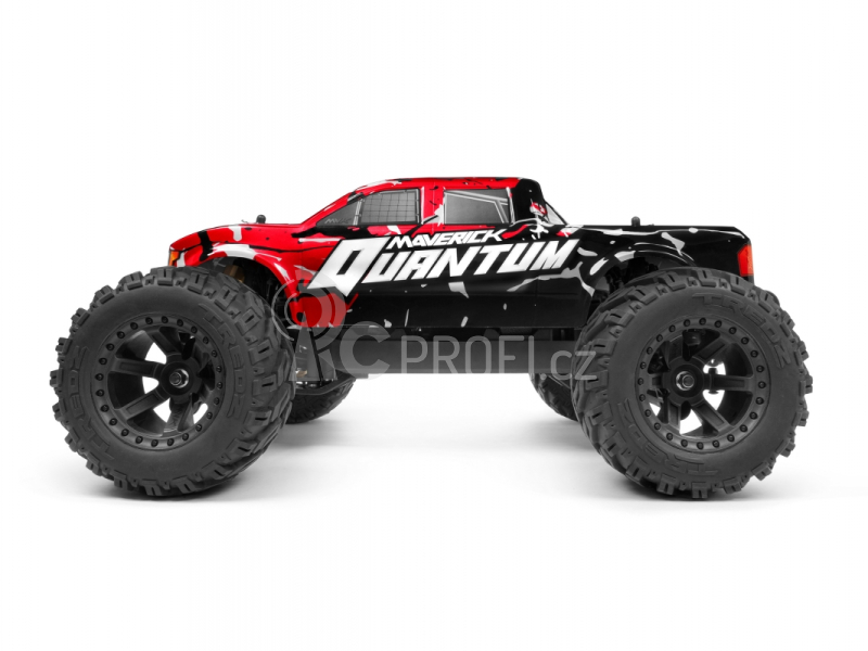 RC auto Quantum MT 1/10 4WD Monster Truck, červená