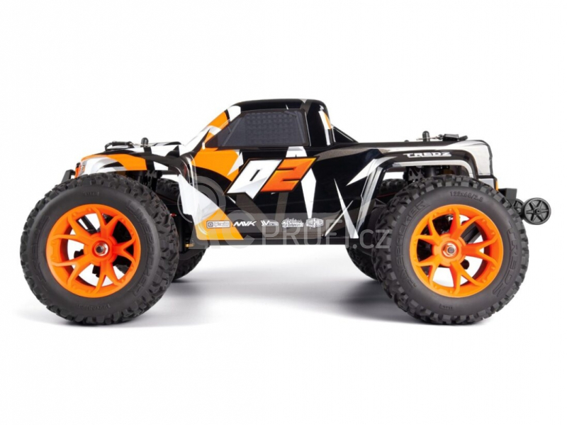 RC auto Quantum2 MT 1/10th Monster Truck, oranžová