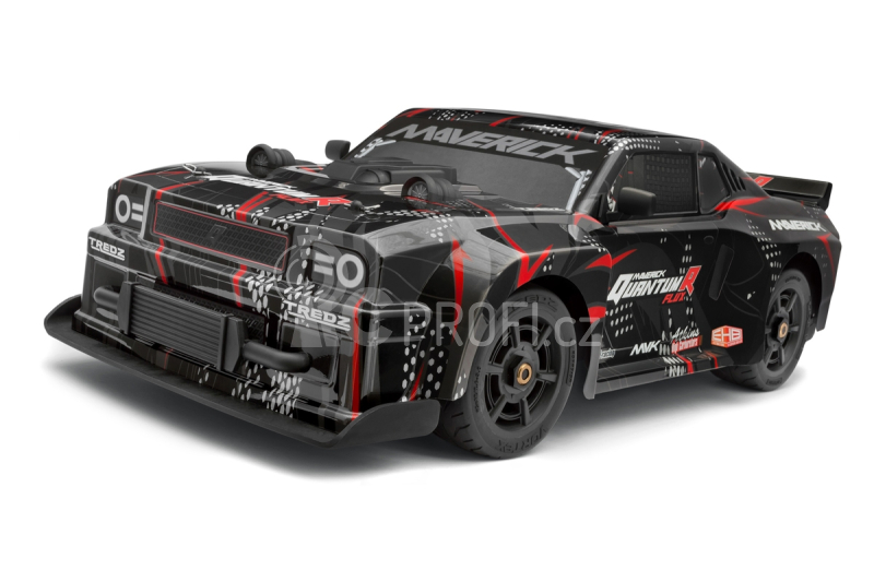 RC auto QuantumR Muscle Car FLUX 1/8 4WD, černo/červená