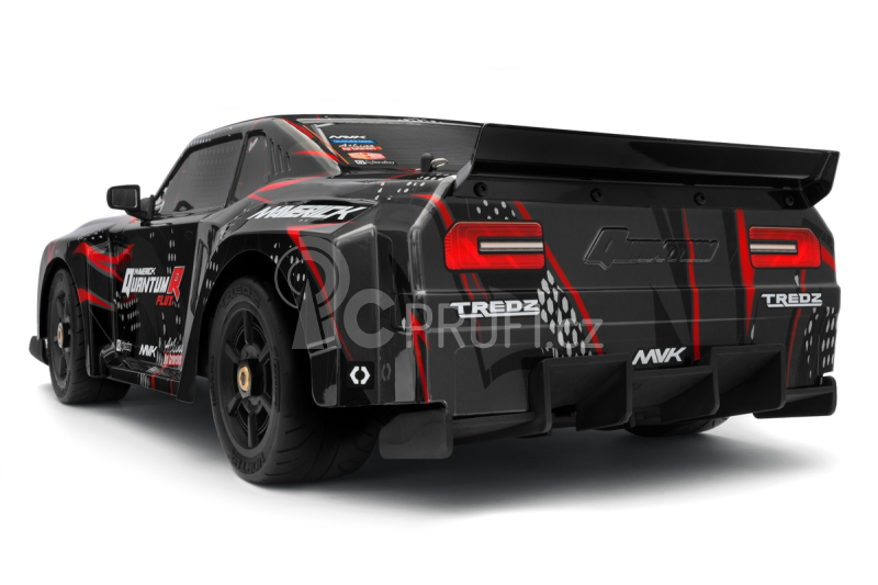RC auto QuantumR Muscle Car FLUX 1/8 4WD, černo/červená