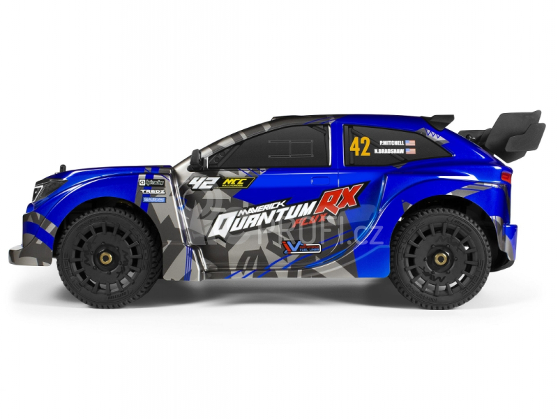 RC auto QuantumRX Flux 4S 1/8 4WD Rally Car, modrá