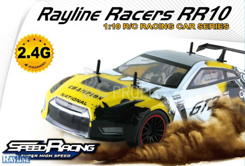 RC auto Racers Drift, žlutá