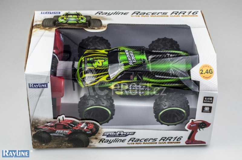 RC auto Racers Monster, zelená