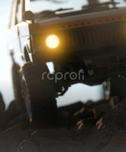 RC auto Range Rover 1970, žlutá + náhradní baterie