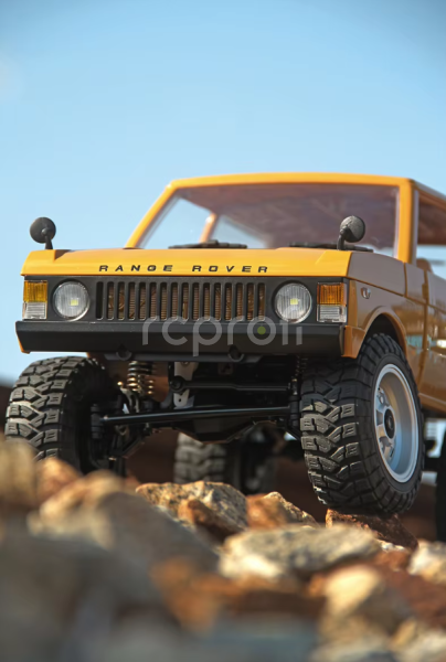 RC auto Range Rover 1970, žlutá + náhradní baterie