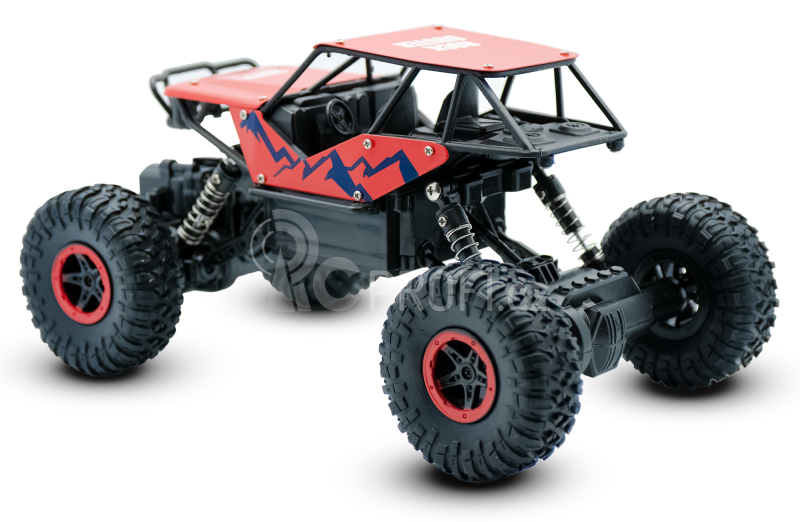 RC auto RMT Rock Buster, červená + náhradní baterie