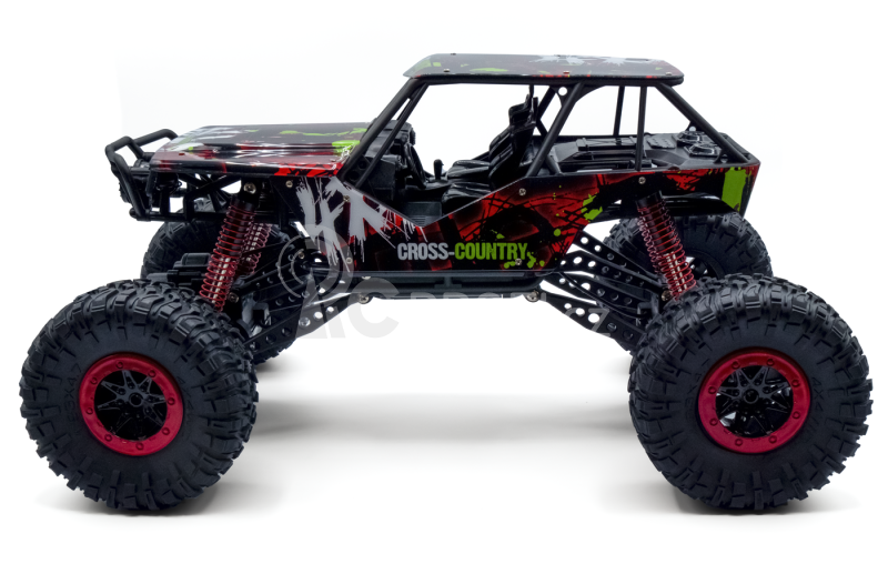 RC auto Rock Crawler 1:10, červená