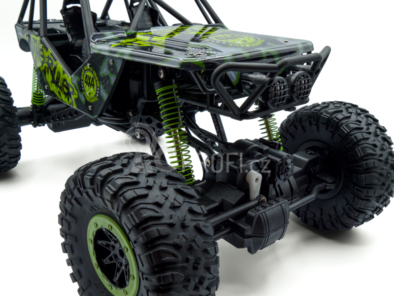 RC auto Rock Crawler 1:10, zelená