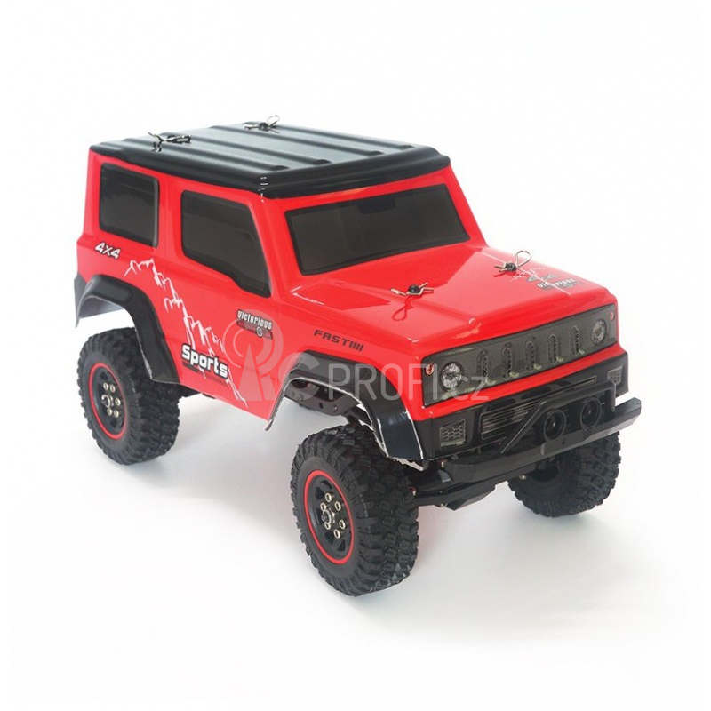 RC auto S-idee Crawler, červená