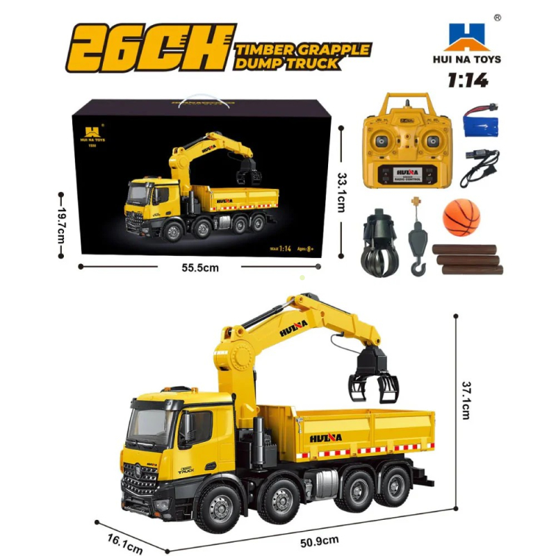RC auto s jeřábovým ramenem HN538 1:14 26CH
