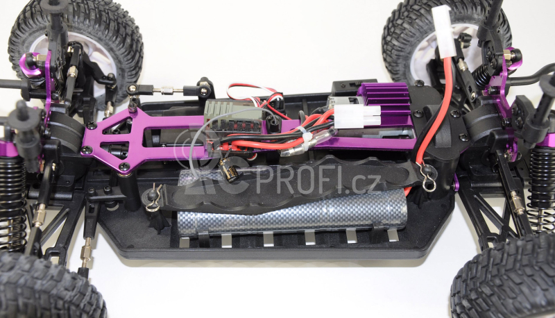 RC auto Short Course Truck Brushed, oranžová