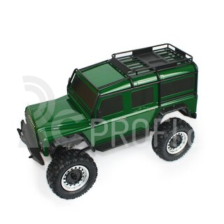 RC auto Siva Land Rover Defender, zelená