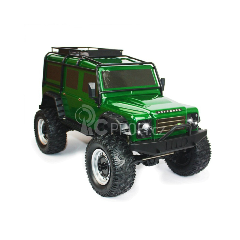 RC auto Siva Land Rover Defender, zelená