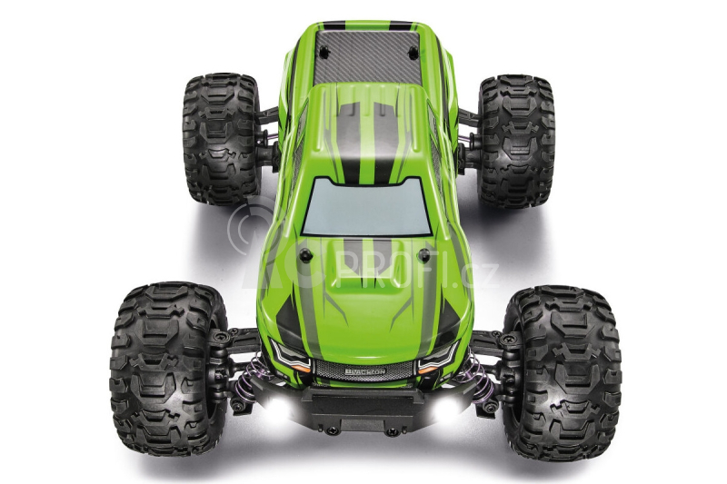 RC auto Slyder MT Turbo Brushless Monster Truck 1/16 RTR, zelená