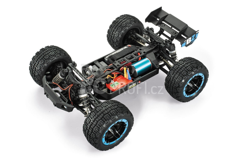 RC auto Slyder ST Turbo Brushless Truggy 1/16 RTR, modrá